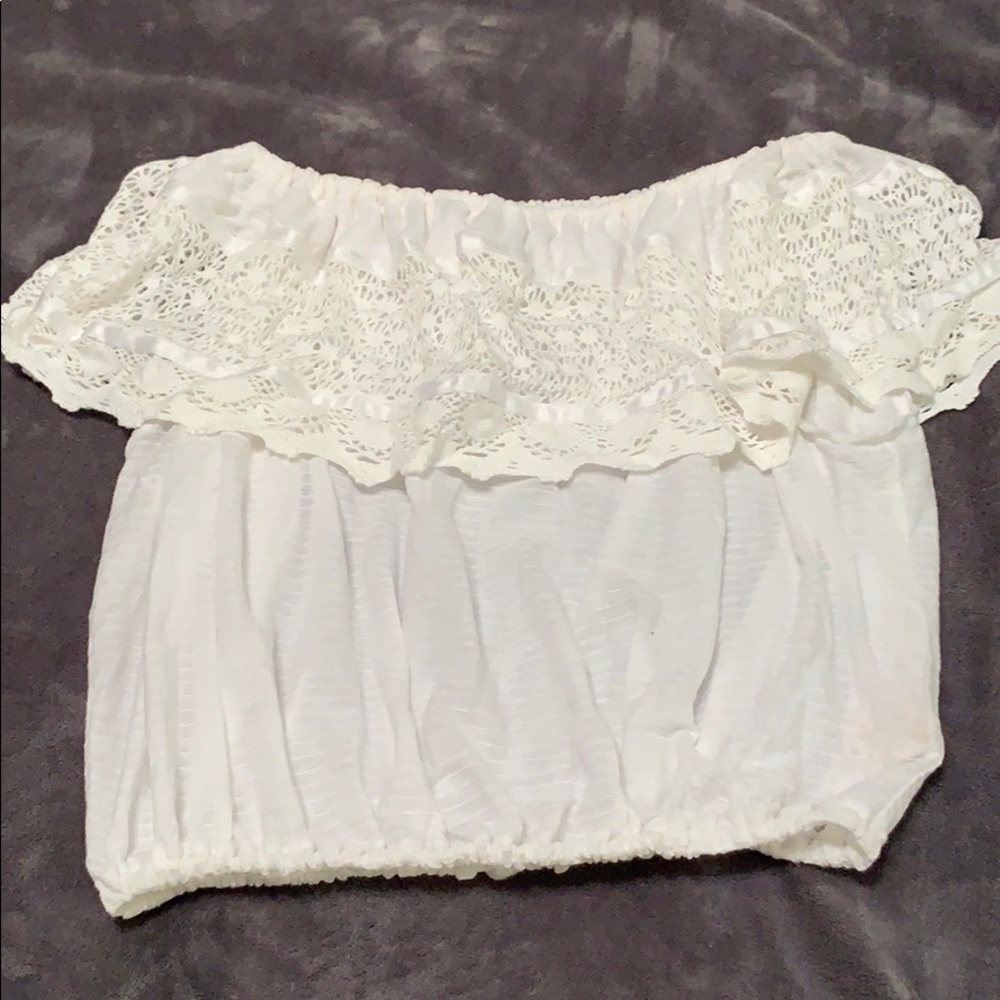 Free people white off the shoulder top